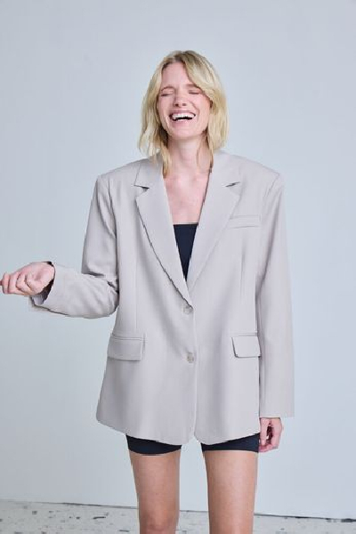 Blazer Fava Dove Melange