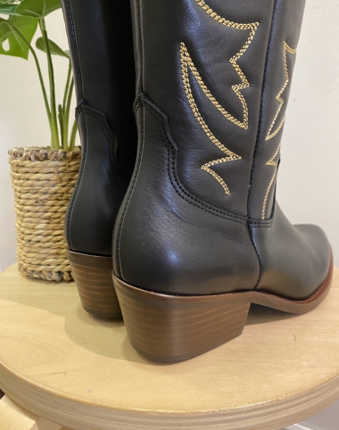 Bota Elena Negro